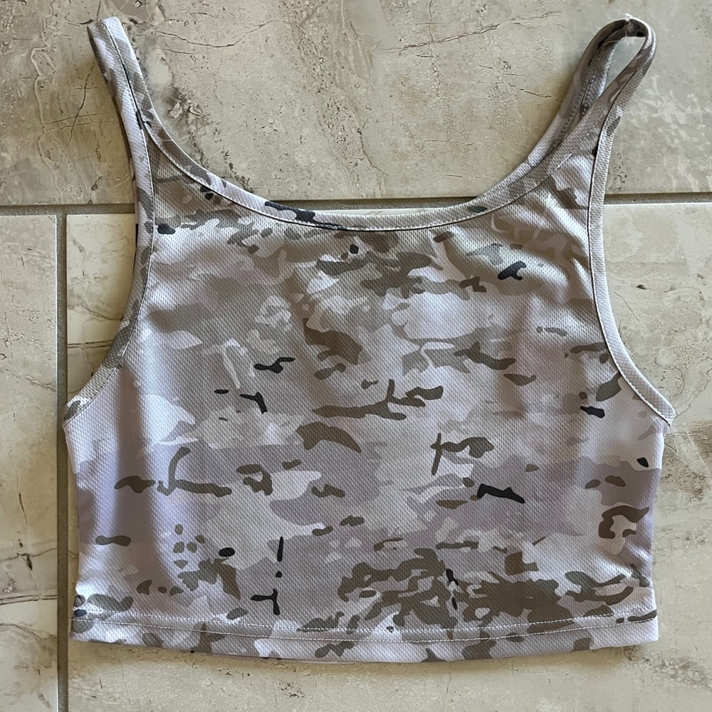 Camo workout tank